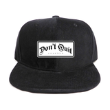 BLACK CORDUROY SNAPBACK